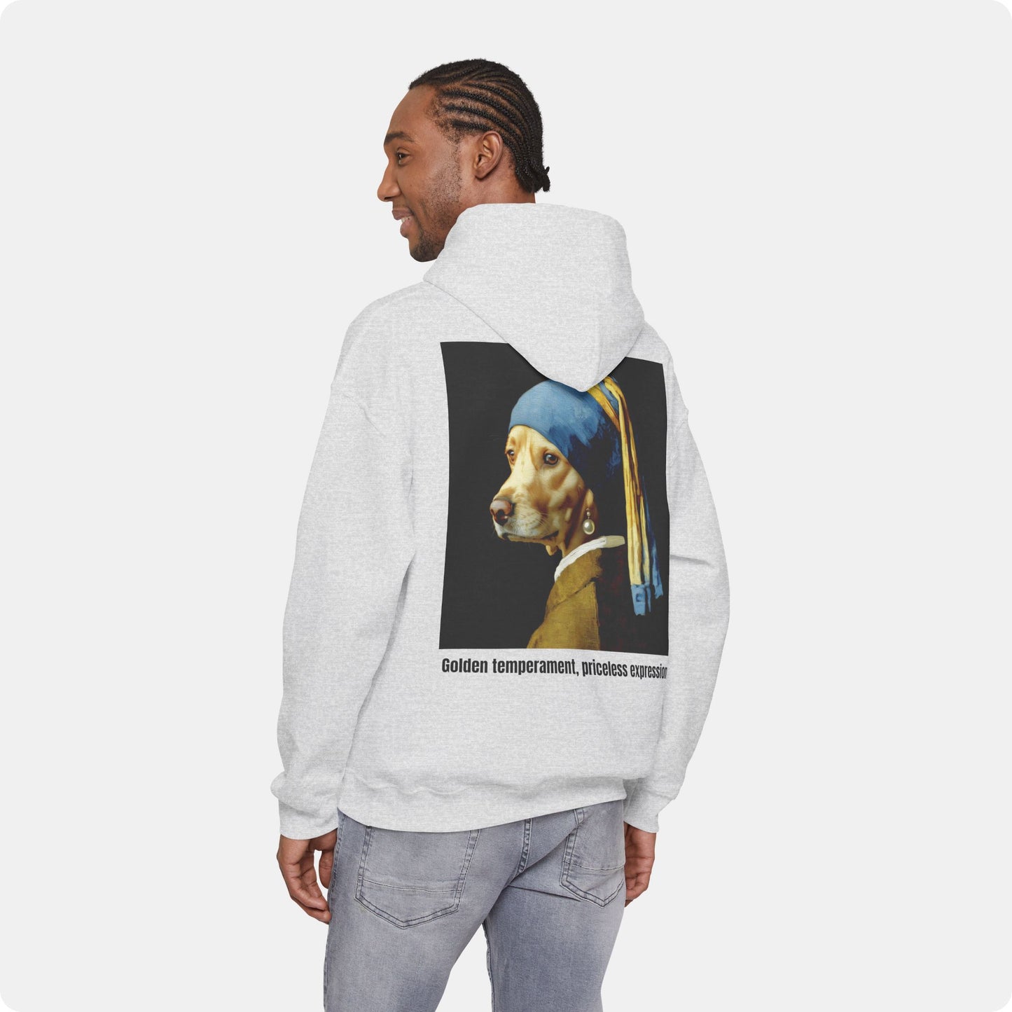 Dog with a Pearl Earring Hoodie