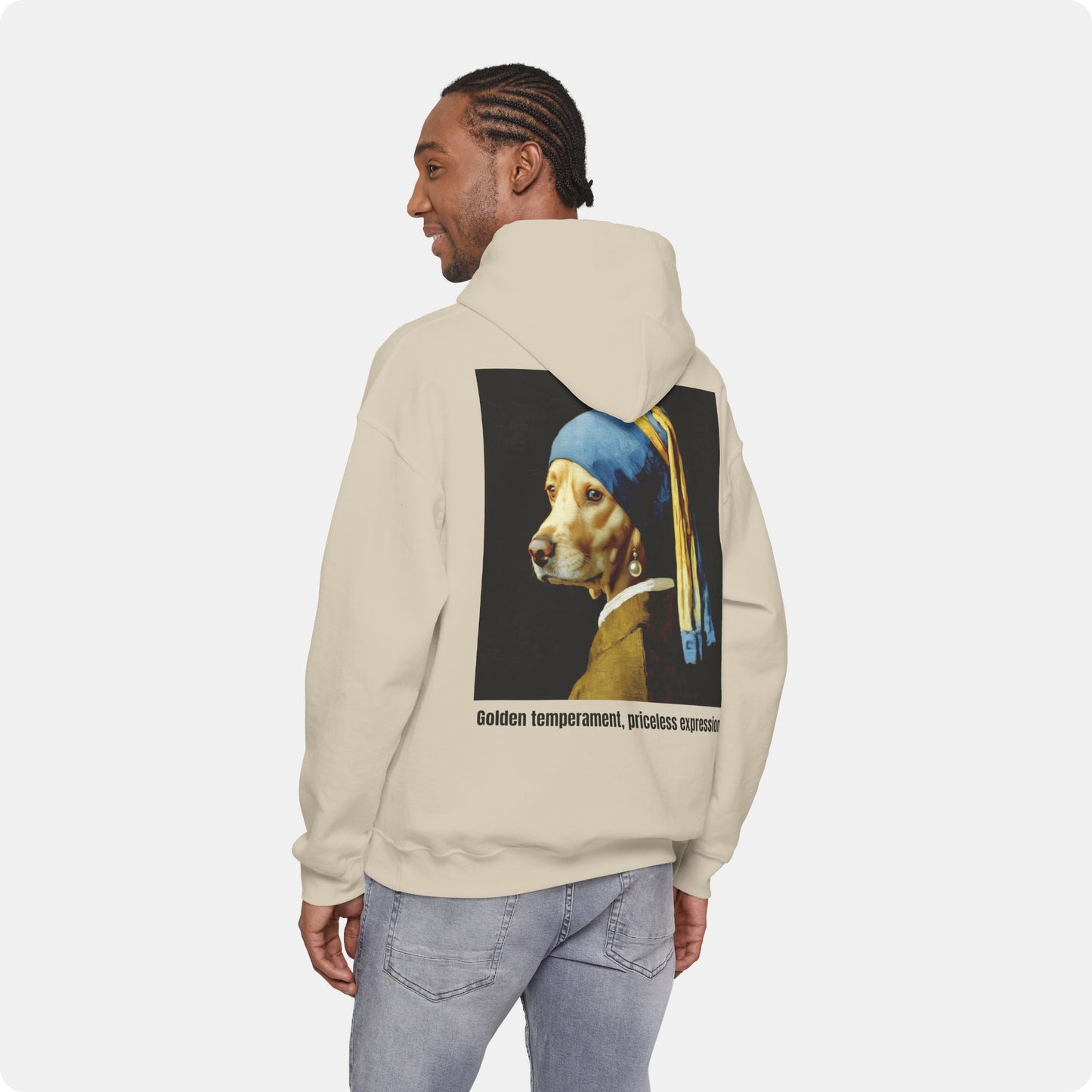 Dog with a Pearl Earring Hoodie