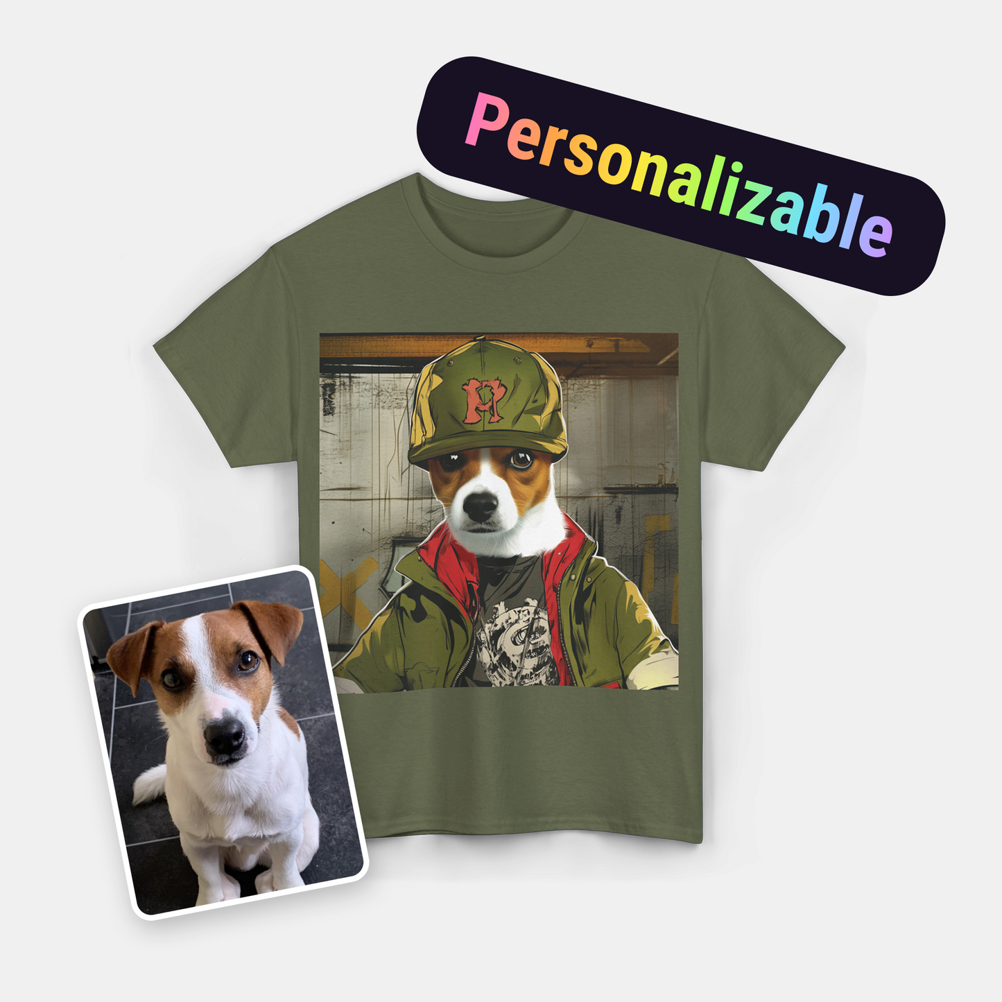 Street Vibes Personalized Unisex Heavy Cotton Tee