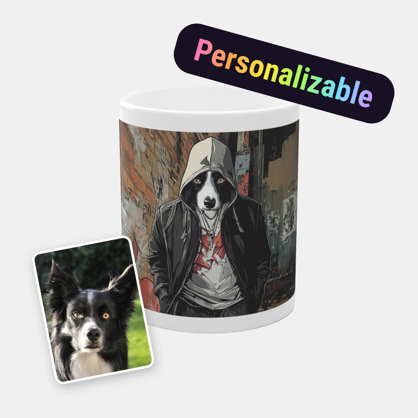 Street Vibes Personalized Pet Lover Mug